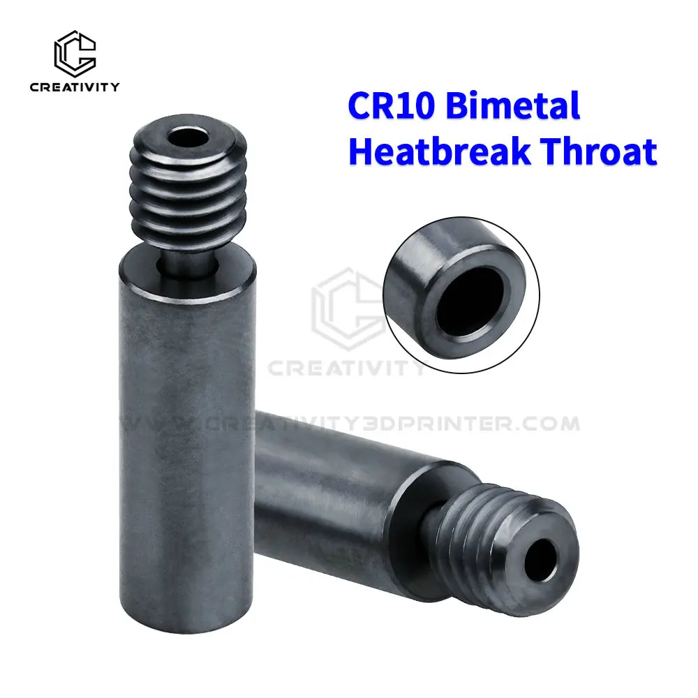 

Ender3-S1/CR10/CR6SE/Ender3NEO 3D printer bimetal throat DLC nanocoating Throat Ender3S1 bimetallic pipe +DLC nano-gray blac