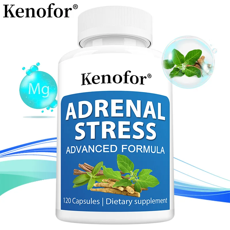 

Organic Ashwagandha Extra Strength Stress & Mood Support, Stress Relief, Mood & Sleep Support, Non-GMO, 120 Vegan Capsules