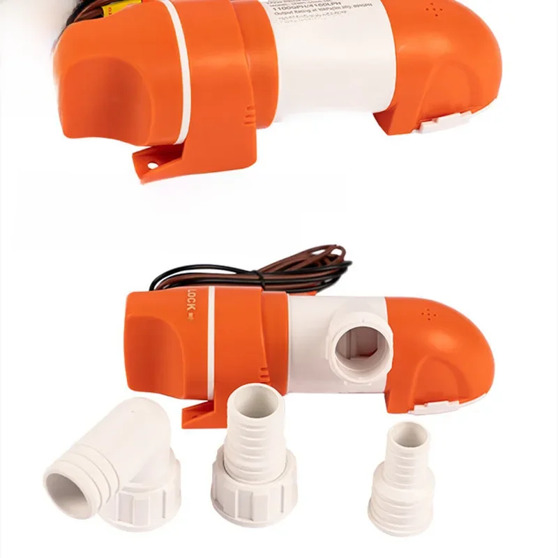 Seaflo 14C Serie Smalle Low Profile Lenspompen, 1100GPH/4160LPH 12V/24V Operated Door Vlotterschakelaar Boot Jacht Bildgepomp - afbeelding 2