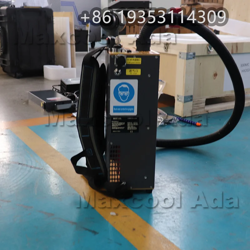 B​ackpack Portable Pulse Laser Cleaning Machine For Car, Watch, Cultural Relics No Damage