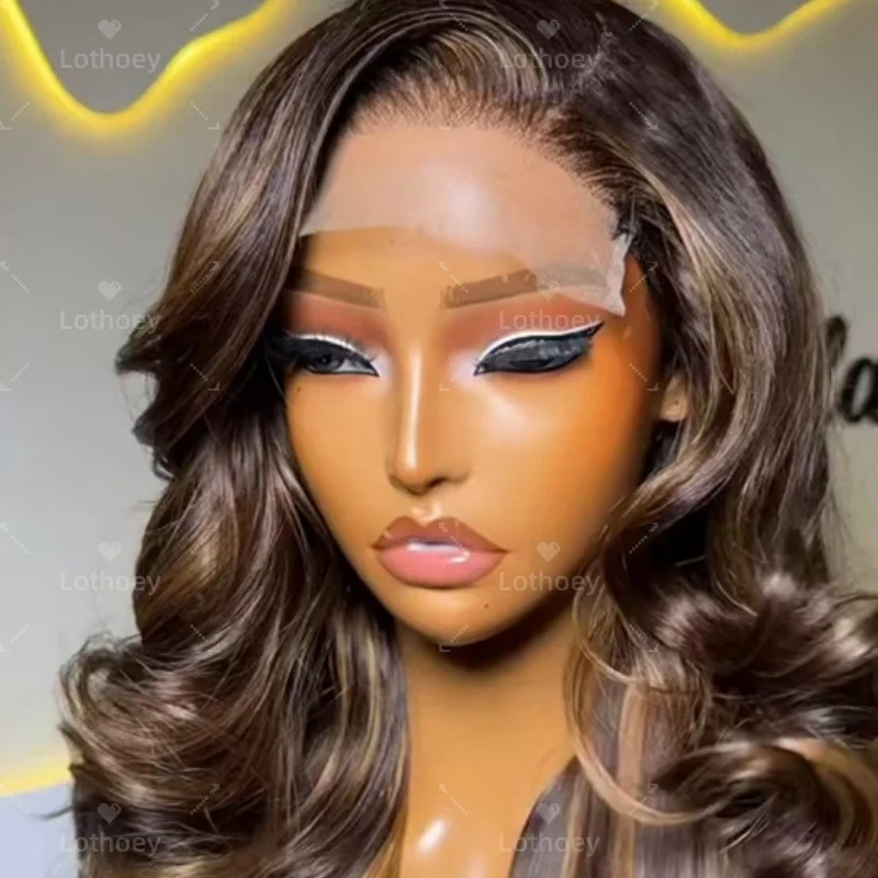 5x5 SilkTop تسليط الضوء على الانفجارات غلويليس الباروكات الجسم موجة الدانتيل شعر مستعار أمامي # باروكة شعر بشري ملونة 2/27 بمظهر طبيعي للنساء