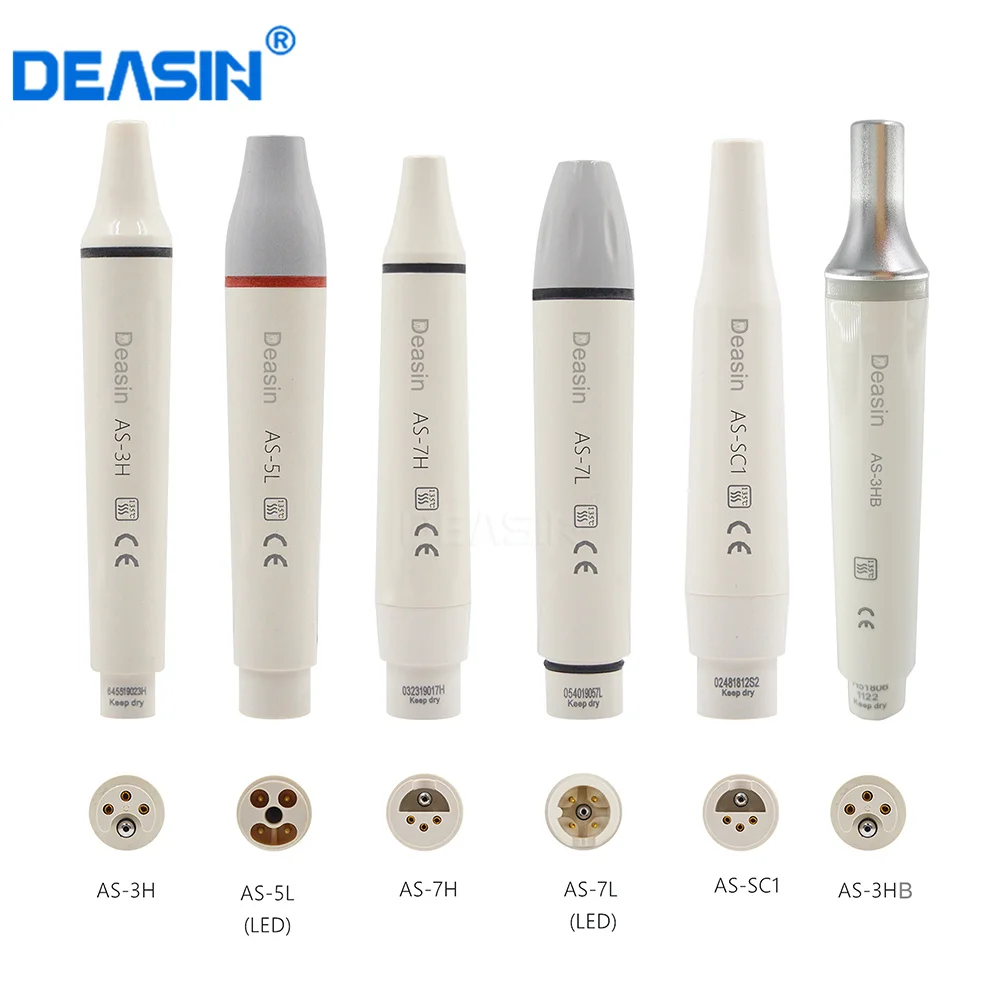 

Deasin Dental Ultrasonic Scaler Handpiece for WOODPECKER Detachable Piezo Scaler Handpiece Ultrasonic Piezon Scaling Fit EMS DTE