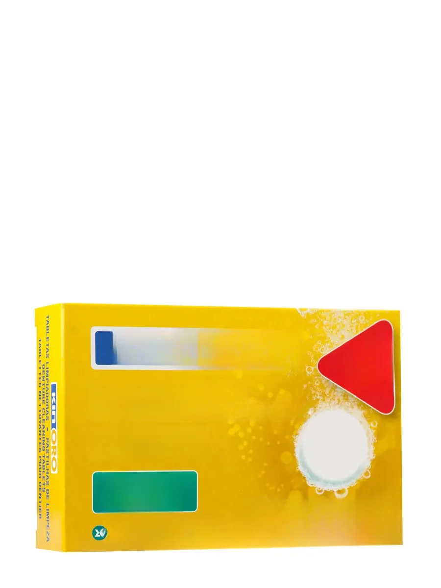 Kin Gold-Comprimidos de Limpeza para Gesso Dental, Remove Gesso e Gesso Dental, 30 PCs