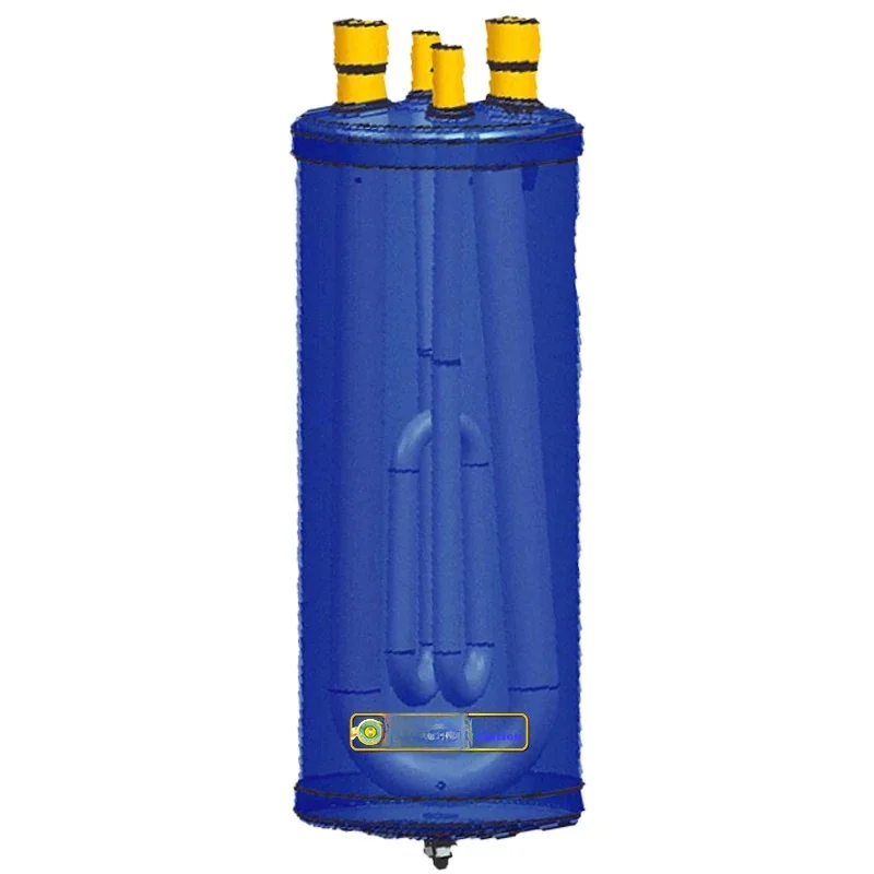 BSAR2417 superheater accumulator has been developed for use on low temp system to subcool liquid refrigerant to avoid flash evap