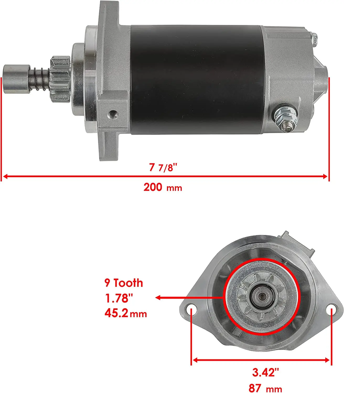 SMF Starter Motor 18319 For For Suzuki Tohatsu Mercury Outbord 3C8-76010-1 853805T03 31100-94400 31100-96311 3C8-76010 5040786