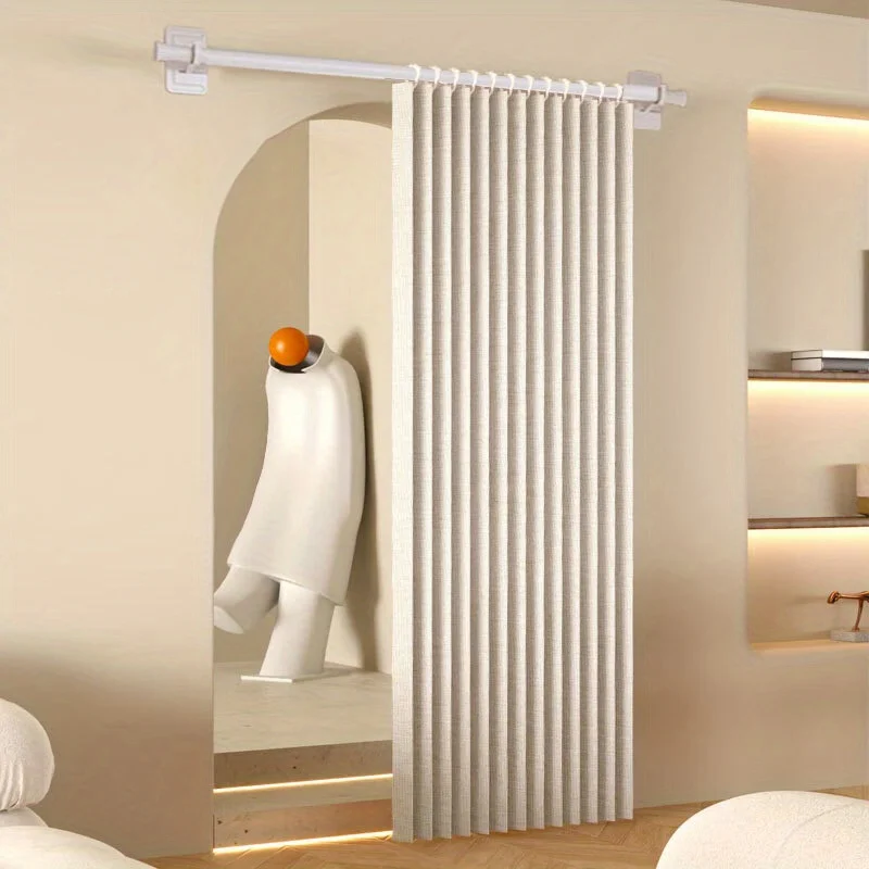 Doorway Partition Curtain for Fitting Room and Tea Room, Soft Divider Panel with Privacy and Elegant Home Look
