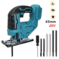 20V 65mm 2700RPM Cordless Jigsaw Electric Jig Saw Portable Multi-Function Woodworking Power Tool for Makita 18V Battery