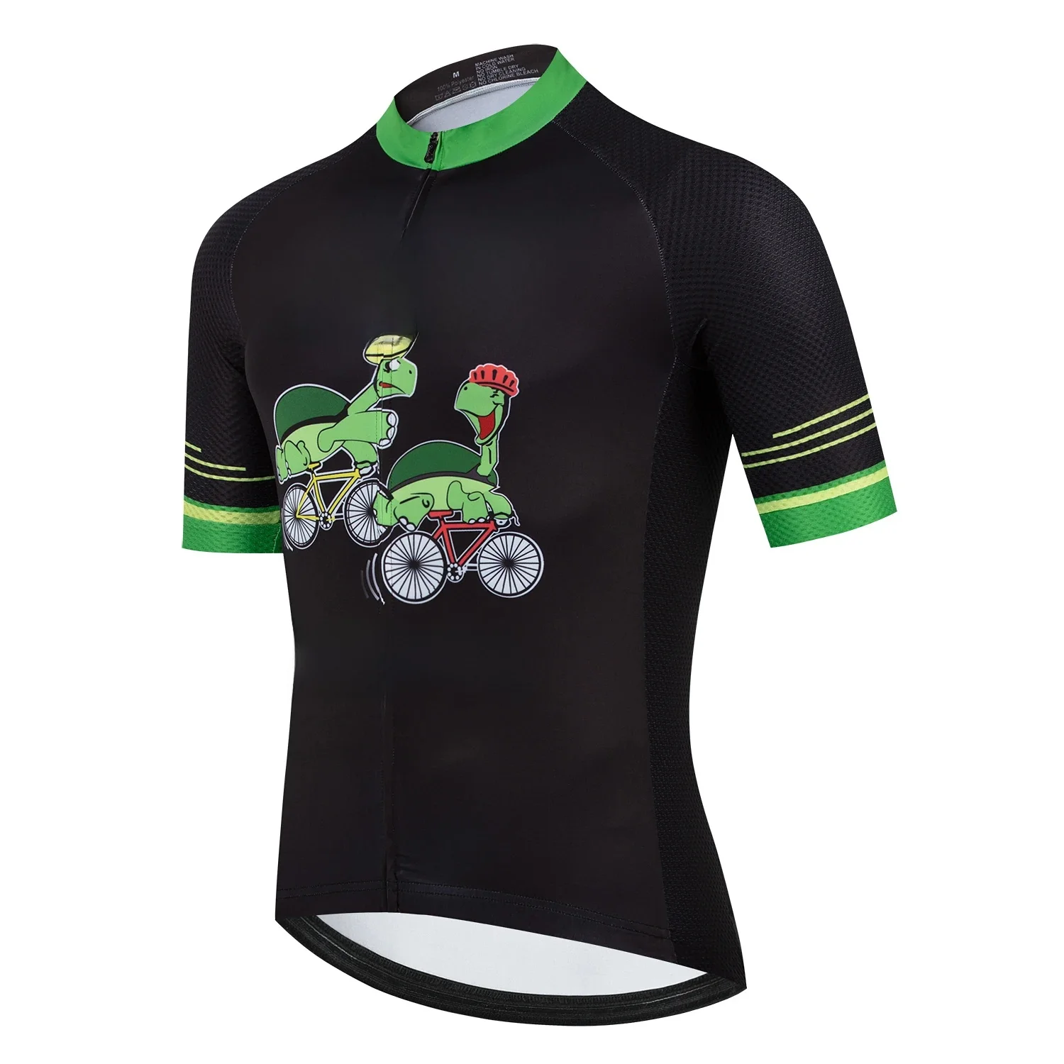 AliExpress RX MAVIC Cartoon Pattern Turtle Print Cycling Jersey Adult Men's Short Sleeve Bike Riding Clothing Team Customizable Apparel