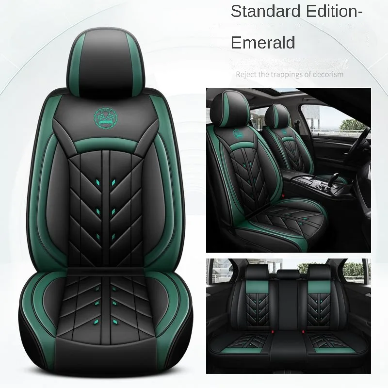 YUCKJU Car Seat Cover Leather For Buick GL6 Excelle Enclave Null VELITE Envision Encore Lacrosse Rega GL8 Verano Park Avenue