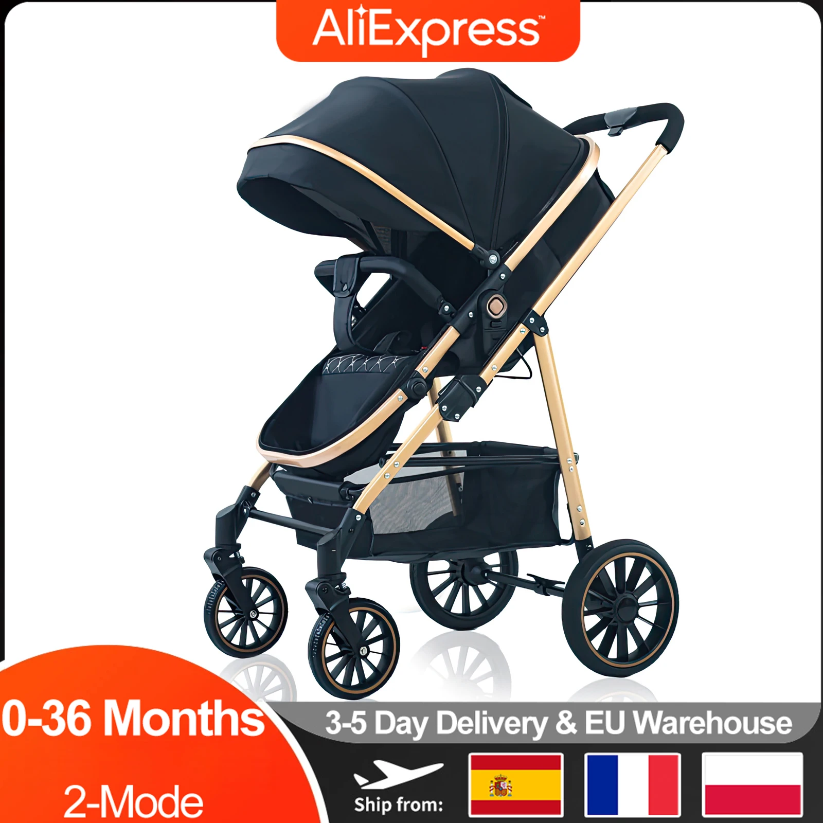 Baby Stroller Portable folk High Landscape Baby Stroller Newborn Infant Stroller Maternal And Child Products