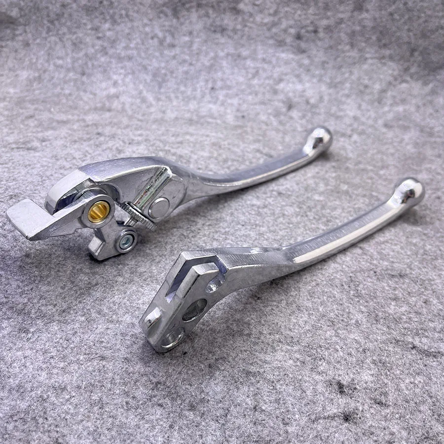 1 Pair Chrome Motorcycle Brake Clutch Levers Handlebar Parts For Honda CBR600 CBR900 CB400 VTR250 VFR400 CB600F Hornet CB500S