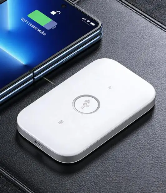 

Pocket WiFi Router 4G LTE Mobile Hotspot 300Mbps High Speed SIM Card Slot Portable Travel Hotspot for Home Car Office