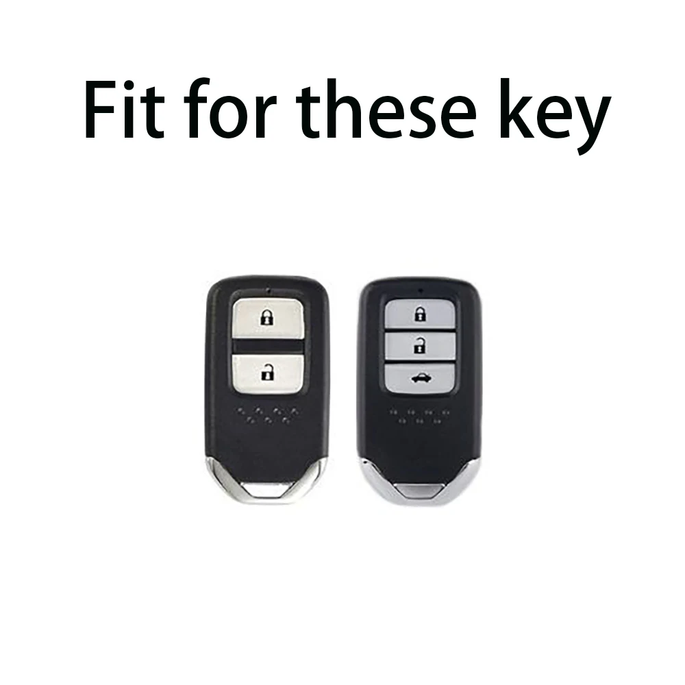 Carbon ABS Car Key Case Cover for Honda Accord Civic CR-V Fit HR-V Pilot EX Odyssey Crosstour Ridgeline Clarity Insight LX