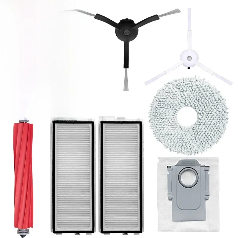 Pièces de rechange pour aspirateur Roborock Qrevo Pro, Qrevo MaxV, Qrevo S, P10 Pro, brosse latérale principale, filtre HEPA, vadrouille, gril