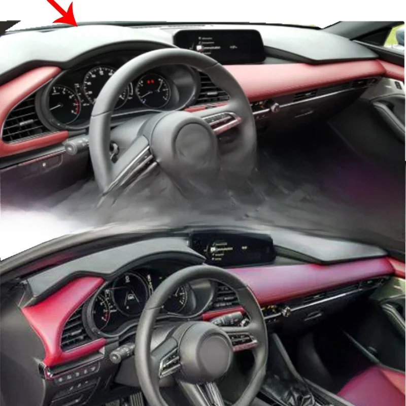 For Mazda3 Axela Rumor Premium 2019-2022 Dashmat Dashboard Cover Instrument Panel Protective Pad Anti-Dirt Proof Dash Mat