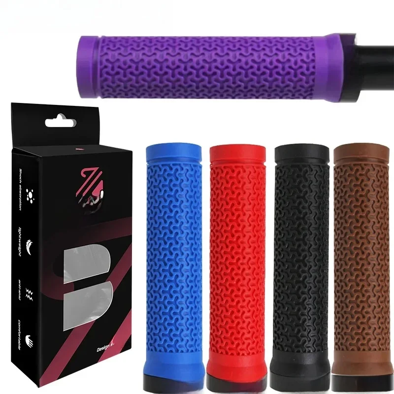 AliExpress BUCKLOS Bicycle Handlebar Grip Rubber Lock on Bicycle Handles Non-slip MTB Cuffs Ultralight Shock Absorption Mountain Bike Grip