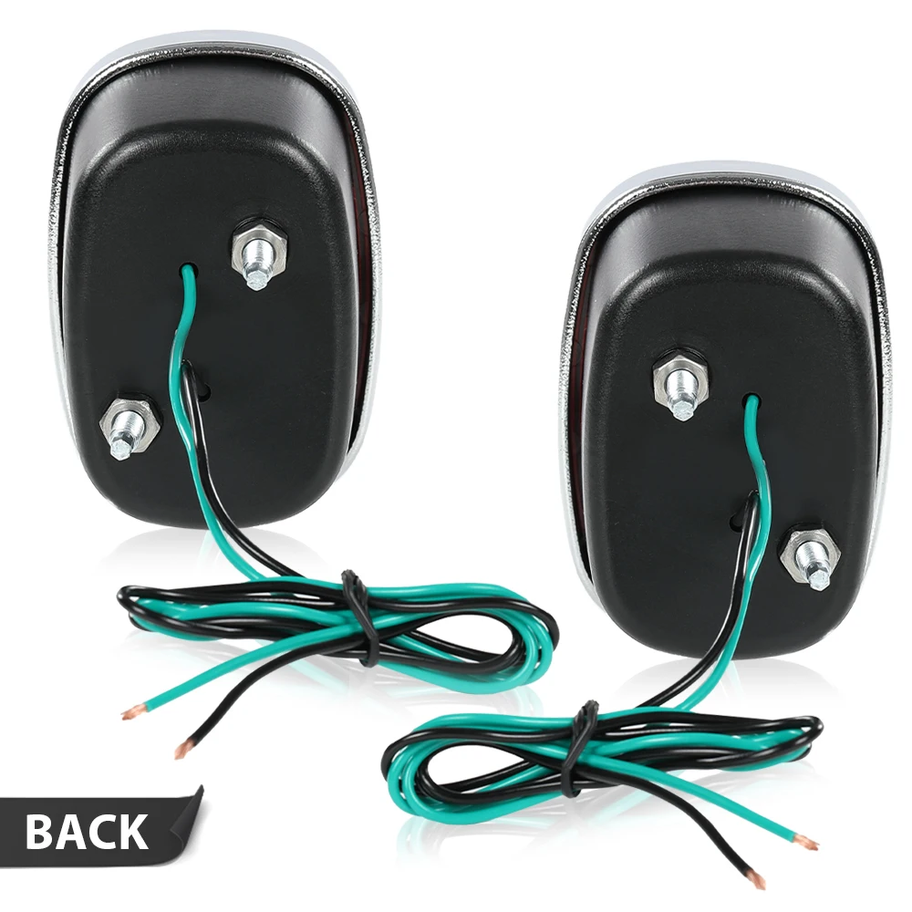 أضواء مصباح خلفي للسيارة من Crossdesign يمين ويسار مناسب لسيارة تشيفي 1940-1953 شاحنة بيك اب من السلسلة الأولى 15163136 مقاومة للماء متينة