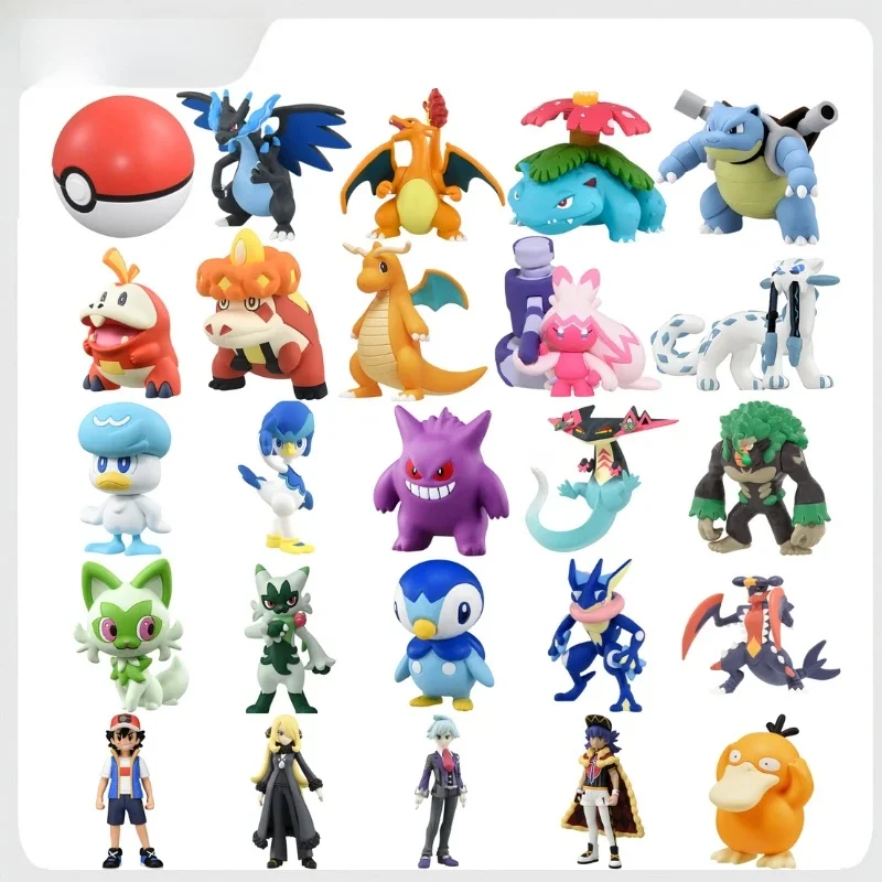 Oryginalny Pokemon POKE BALL Charizard Tinkaton Figurka Zabawki Anime Blastoise Venusaur Ash Ketchum Leon Chien Pao PVC Model Lalka — zdjęcie 2
