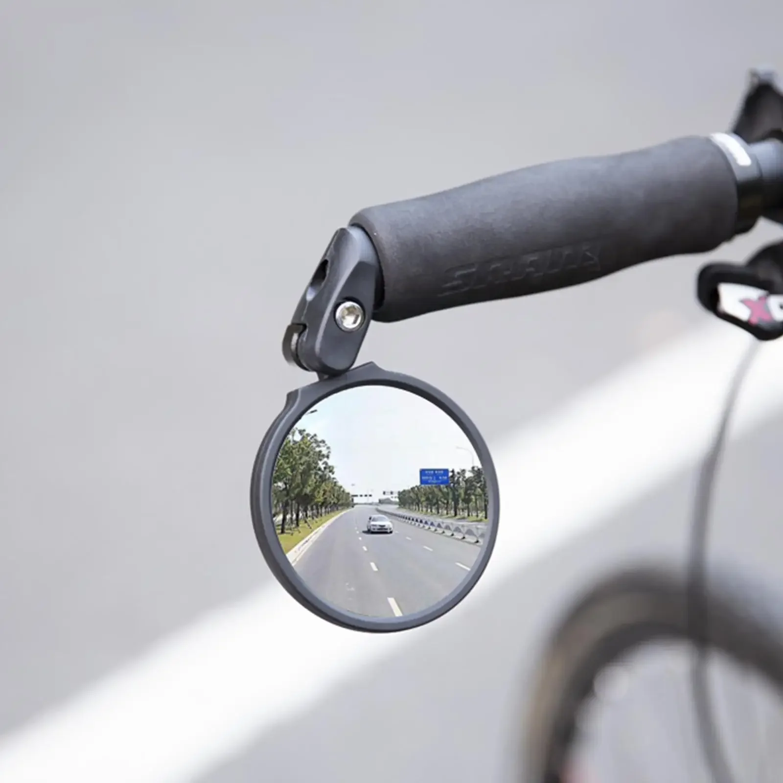 AliExpress UK Mountain Bike Folding Rearview Mirror Adjustable Handlebar Reflector End Mirror View Convex Bar