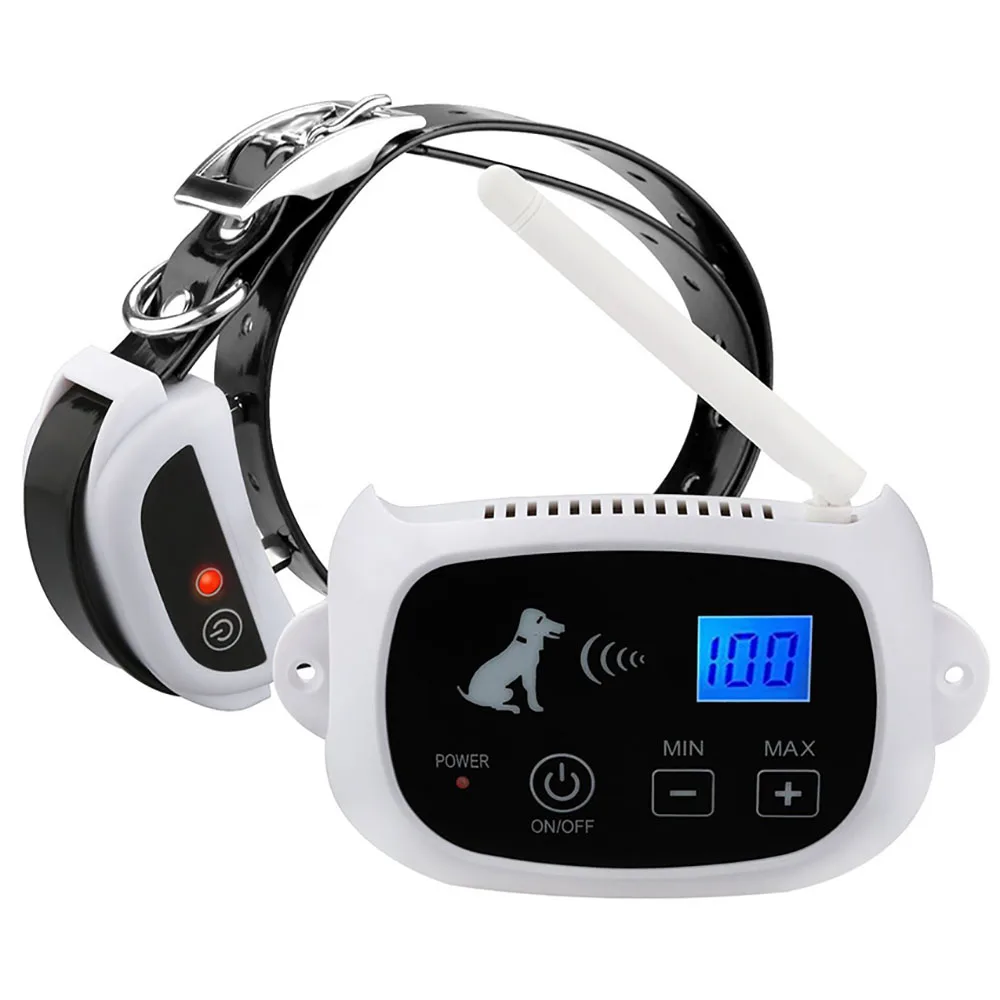 80 PCs Electric Wireess Dog Fence System For Dog Sae Effective Vibrate Shock Dog Fence Rechargeable Waterproof Collar 2 In 1