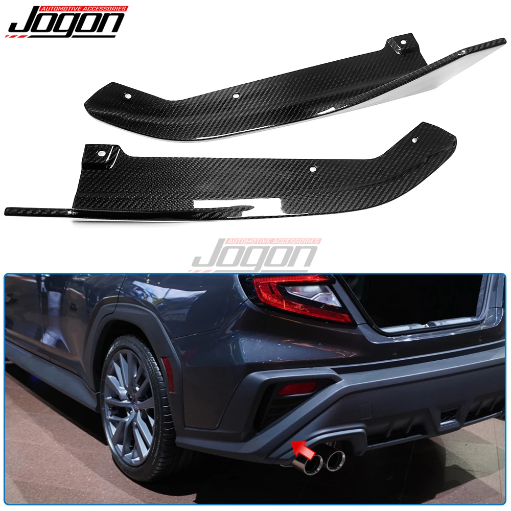 

Для Subaru WRX S4 STI VB 2022 2023 2024, внешний автомобильный задний бампер из углеродного волокна, сплиттер, нижняя обертка, угловая крышка, накладка, аксессуары