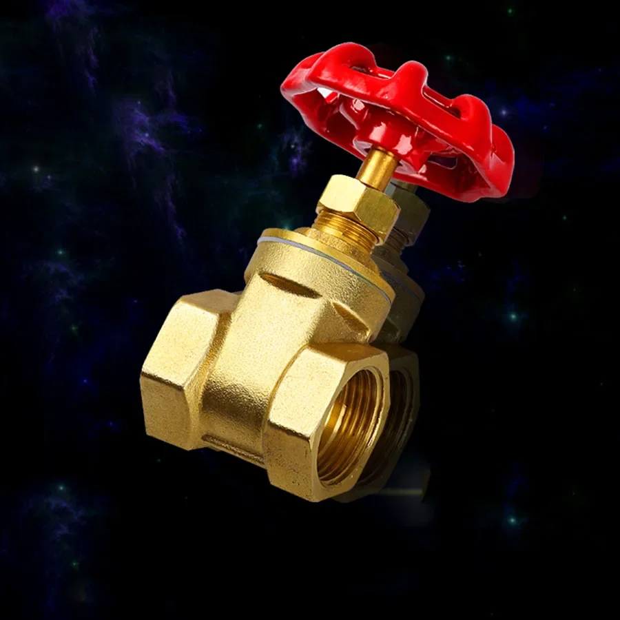 1/2 "3/4" 1 "miedziane zawory zasuwy DN15 DN20 DN25 zawór przełączający zawór wodny gwint wewnętrzny adapter zaworu nawadniającego do domu wodnego — zdjęcie 2