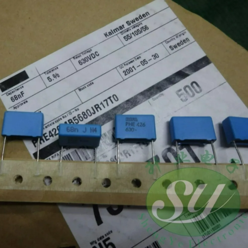 10pcs/lot RIFA PHE426 0.068uf 630V 68nF 683 J Brand New 15mm Film Capacitor PHE426MB5680JR17T0