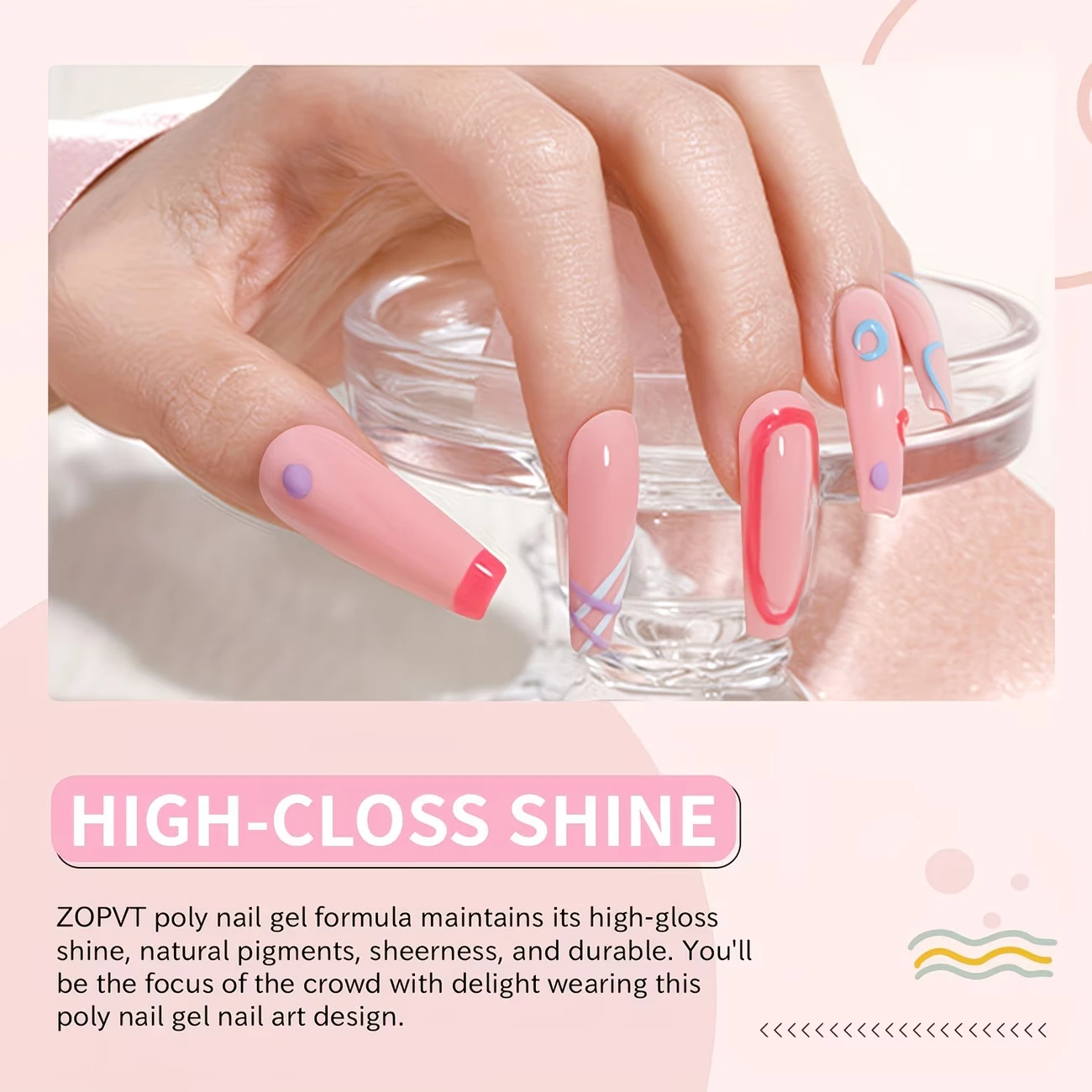 DOULINGDAI 30ml Nagelverlängerungsgel, Poly-Gel für Nagelspitzen und Nagelkunst, Weiß, Transparent, Nude, Perlrosa, Soft Pink für DIY zu Hause. – Detail 4