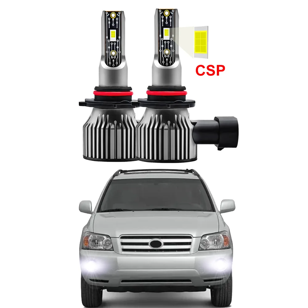 

2Pcs LED Fog Light Bulbs For Toyota Highlander 2001 2002 2003 2004 2005 2006 2007 LED White Fog Lamp Canbus 6500k