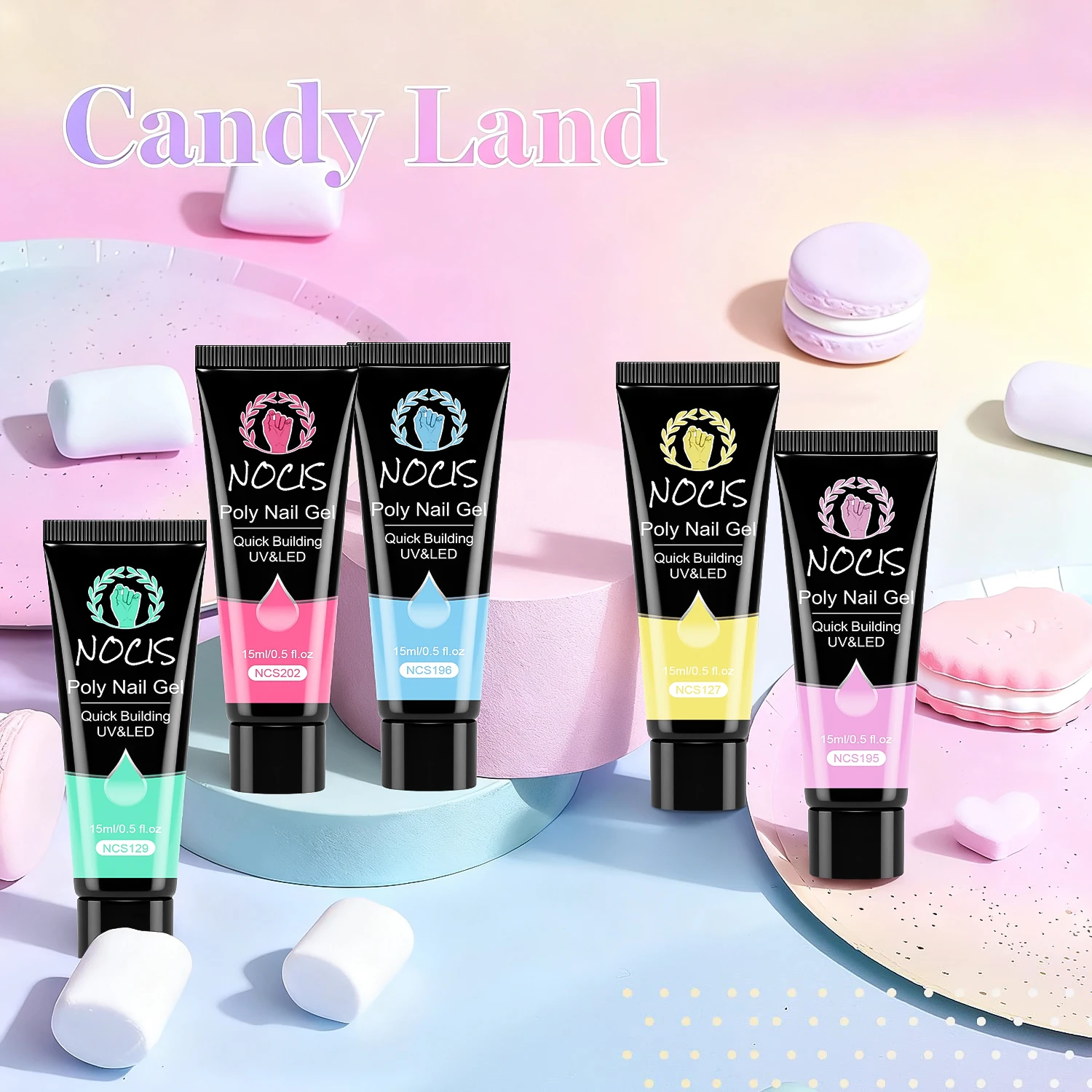 Kit de Gel para Unhas NOCIS - - Polygel Nail Kit avaliação e preço