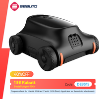 Seauto SAT10 Pool Vacuum Cleaner Lasts 180 Mins,180W Powerful Brushless Motor,45000Pa Powerful Suction For Above/In-Ground Pools