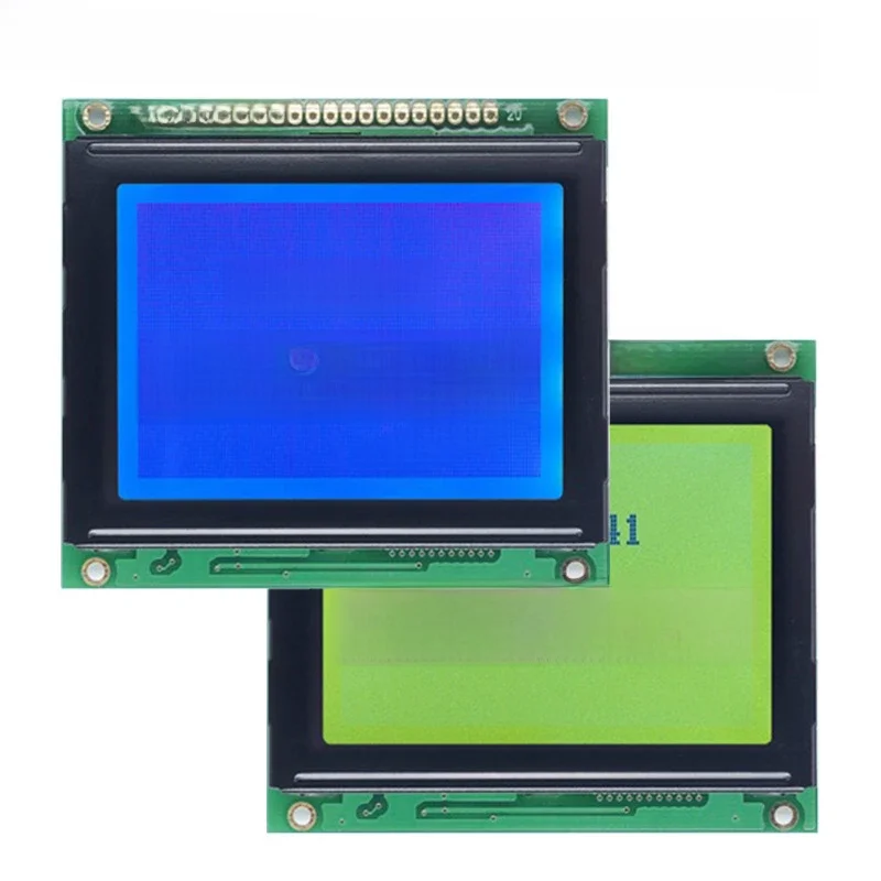 Wyświetlacz LCD 128x64 12864A-1 graficzny 78x70cm 5V LG128641 wysokiej jakości szeroki zakres temperatur 20 pin NT7108 AG12864C WG12864C LM12864F — zdjęcie 2