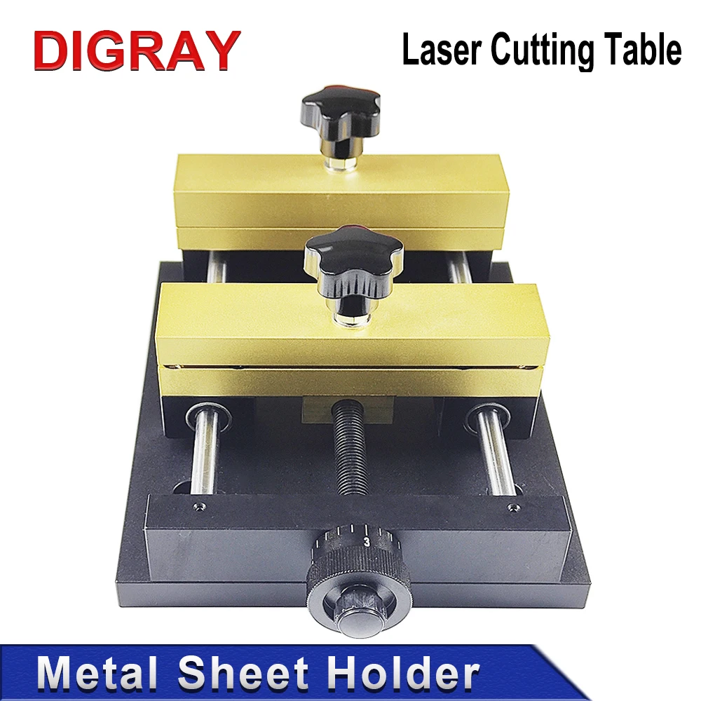 

DIGRAY Metal Sheet Holder Marking Attechment Fixed Bracket Metal Fixture for Fiber Laser Engraving Machine Card Cutting