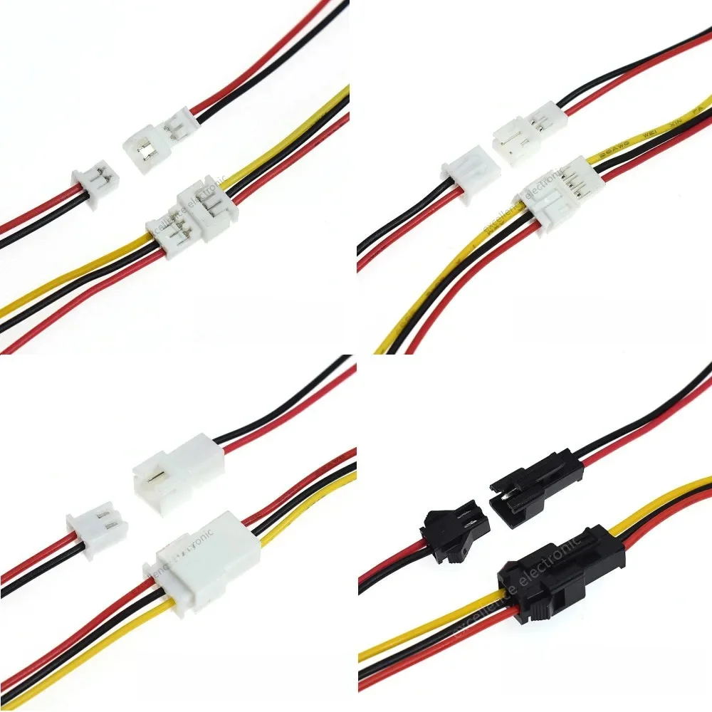 2/5/10Pairs JST 1.25 PH/SM2.5/XH 2.54 Pitch Mannelijke Vrouwelijke draad Connector 2P 3P 4P 5P 6P JST Plug Jack Terminal Kabel - afbeelding 2