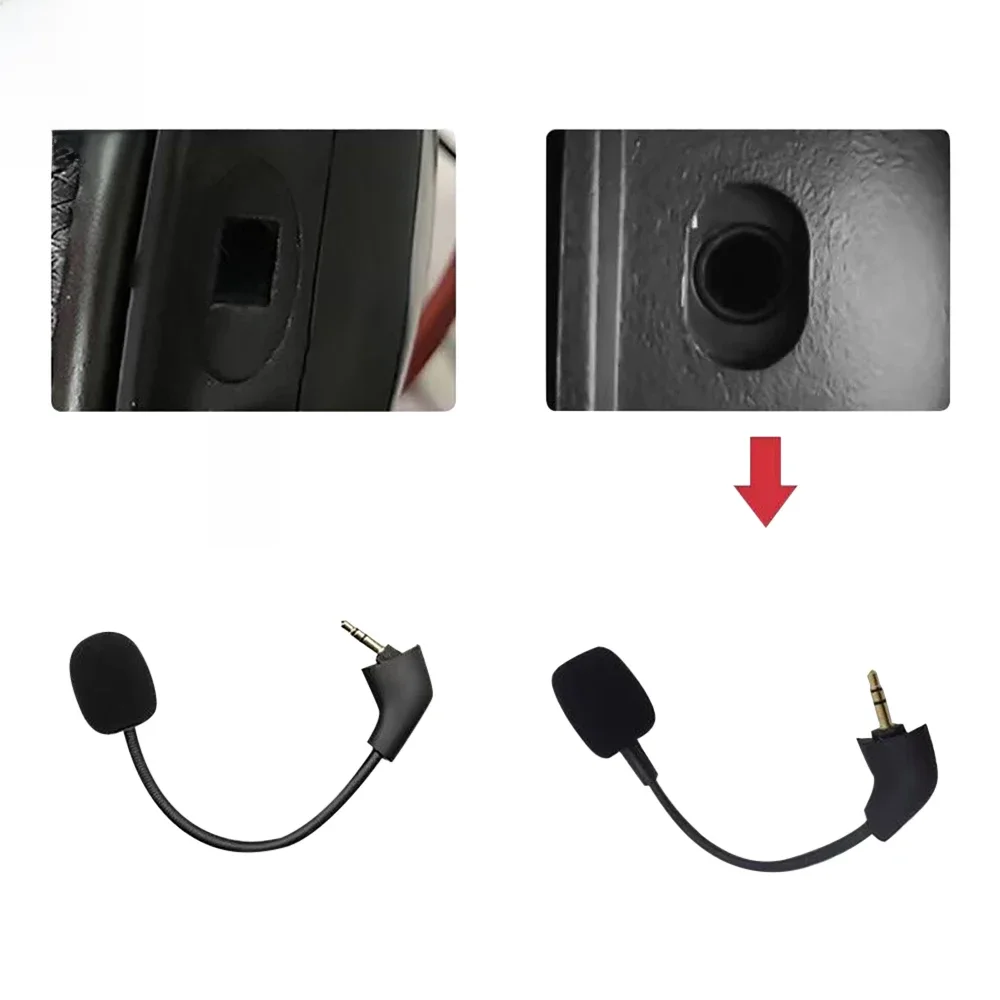 Microphone détachable 3,5 mm pour casque de jeu Kingston HyperX Cloud 2 II X Core Pro Silver Cloudx Alpha S Cloud9 9 C9
