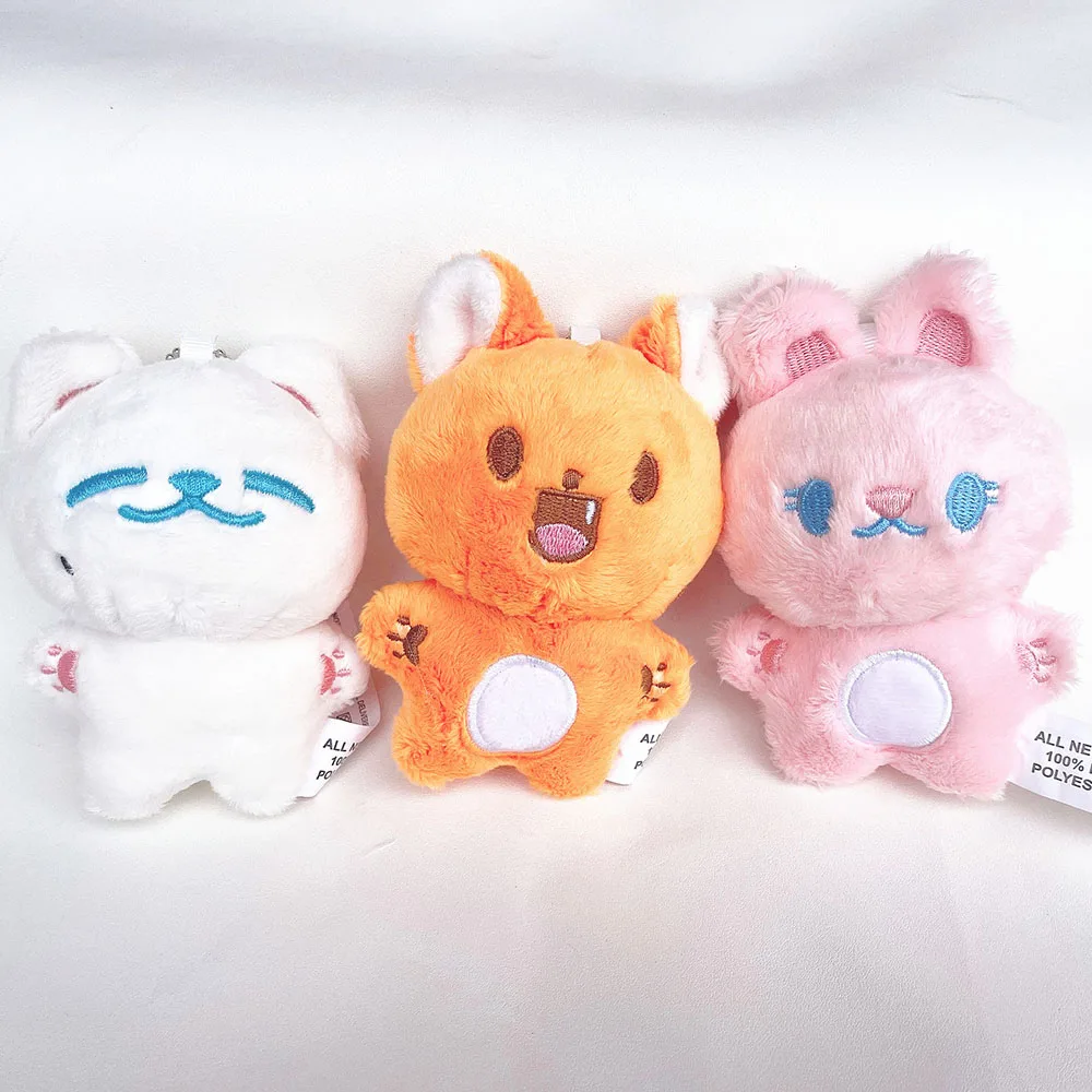 Kpop Jeno Renjun Stuffed Dolls Keychains Animal Image Cute Expression Plush Toys Keyring Jaemin Jisung Bag Pendant Fans Gifts