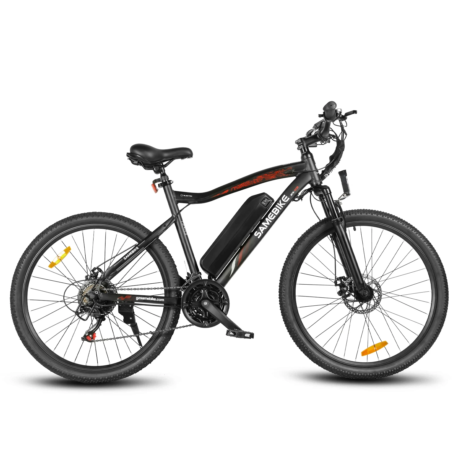 Samebike SY26-II 36V Elektro-Mountainbike 13Ah Lithium-Akku Bürstenloser Heckmotor E-Bike 21-Gang-Schaltung LCD-Display Elektrofahrrad