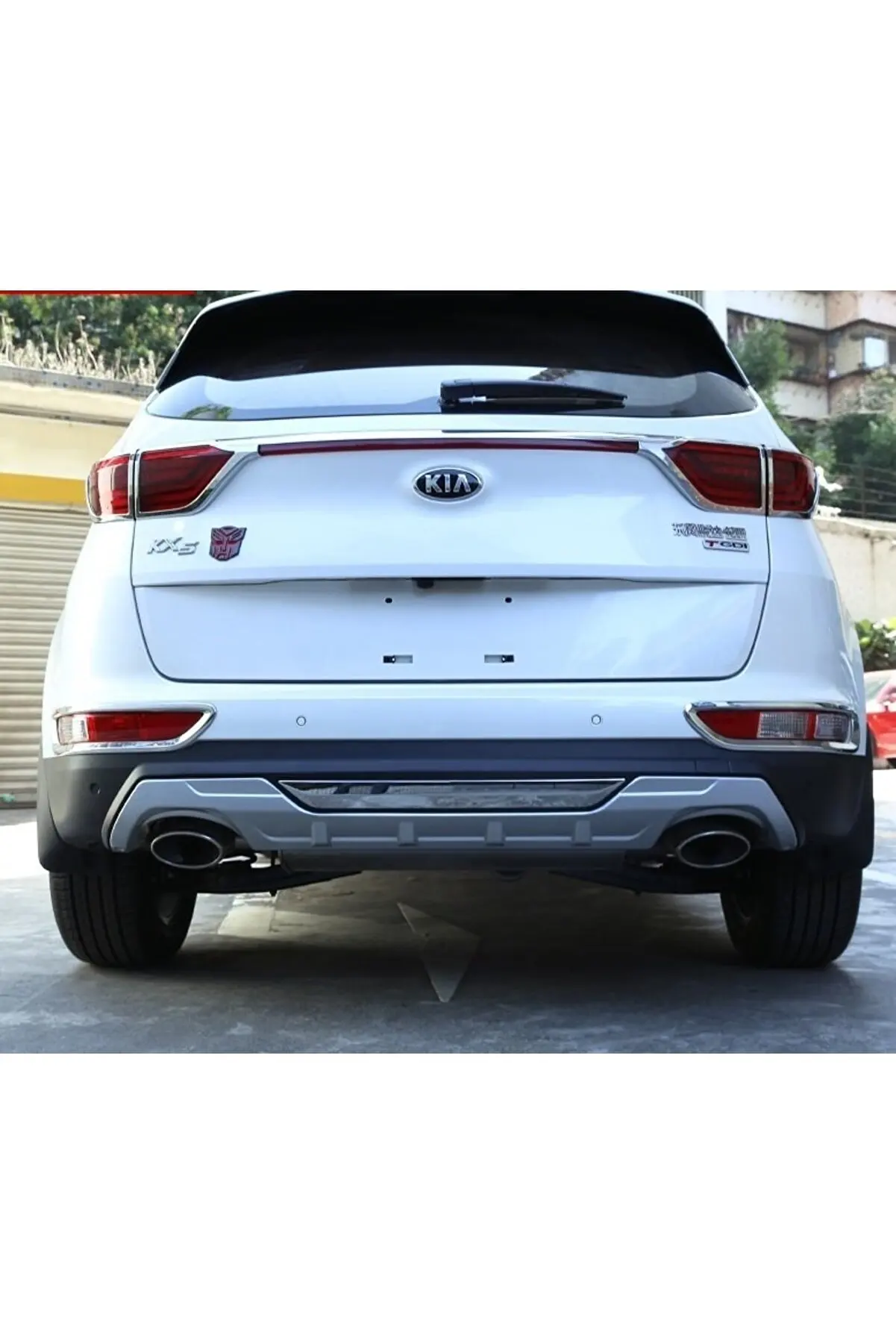 For KIA SPORTAGE KX5 FRONT AND REAR PROTECTION DIFFUSER  2016 2017 2018 -  spoiler auto car tuning accessories flap side skirts