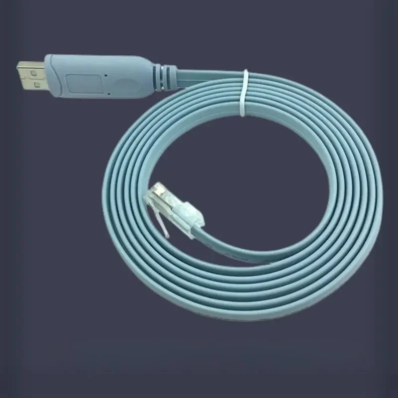Kabel przedłużający USB do konsoli RJ45 z chipem FTDI USB FT232R, konwerter poziomów RS232, 1.8M 3M 5M, do routerów Cisco H3C HP Huawei — zdjęcie produktu 7