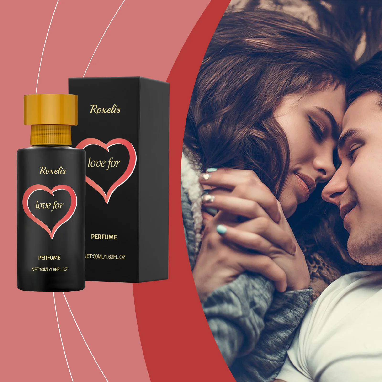 

Roxelis 50 мл одеколонный парфюм, легкий аромат из сандалового дерева, стойкий освежающий светильник для тела, атмосфера свиданий, очаровательный парфюм для любви