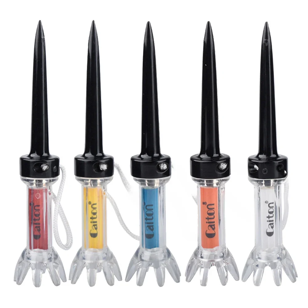 Améliorez votre jeu de golf avec le jeu de t-shirts de golf en plastique magnétique Caiton 5 pièces - Rebound à 360 degrés