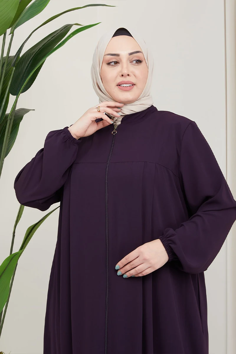 

Women Long Sleeve Abayas Plus Size 7XL-12 XL Crep Fabric Muslim Maxi Kaftan Women's Dress Turkey Hijap Dress for Women