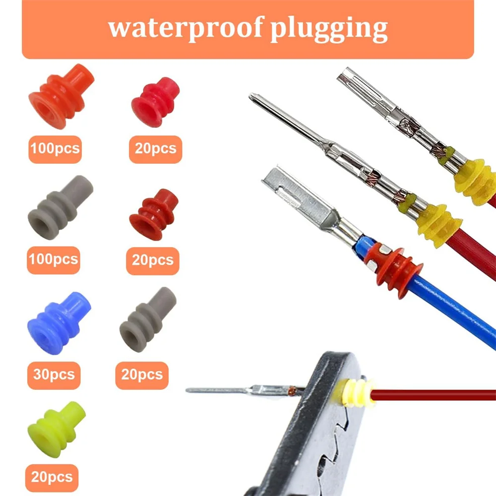 700-teiliges 26-Typen-Set für elektrische Kfz-Kabelanschlüsse, 1/1,5/1,8/2,2/2,8/3,5 mm Steckverbinder, Klemmen, Abnehmbare Stecker und Buchsen, Crimp-Pins – Detail 4