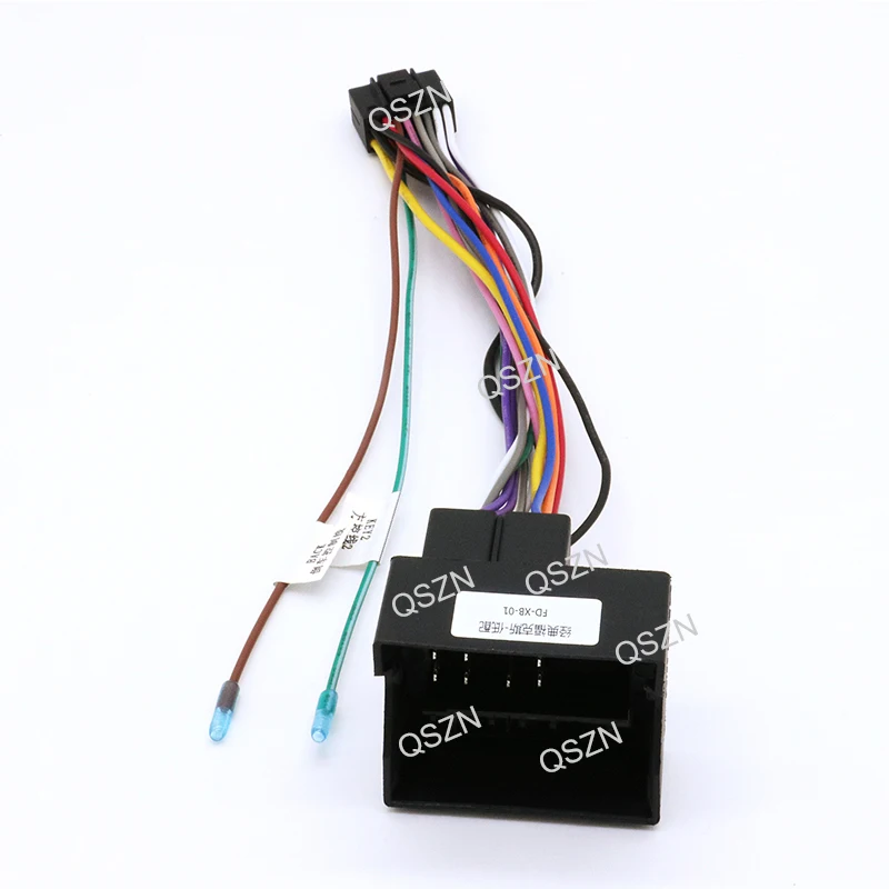 QSZN Android Canbus Box FD01 For FORD Mondeo/S-MAX 16 PIN Harness Wiring Power Cables Car Radio Multimedia Player 2 DIN
