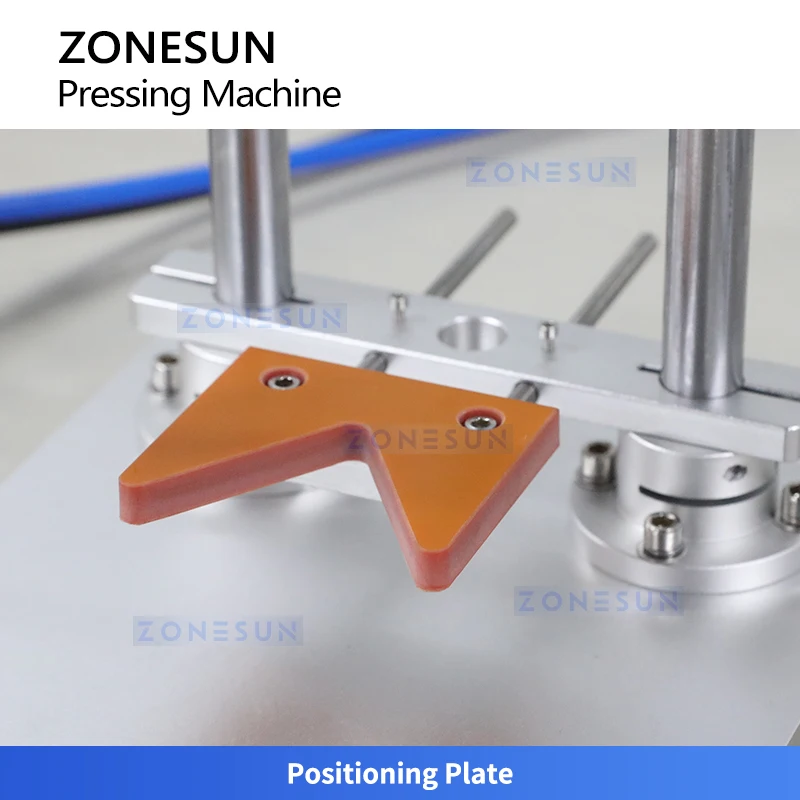 ZONESUN ZS-XG70ZC الهوائية الصغيرة زجاجة غطاء آلة الضغط تاج كابر الحليب مسحوق القصدير مستحضرات التجميل