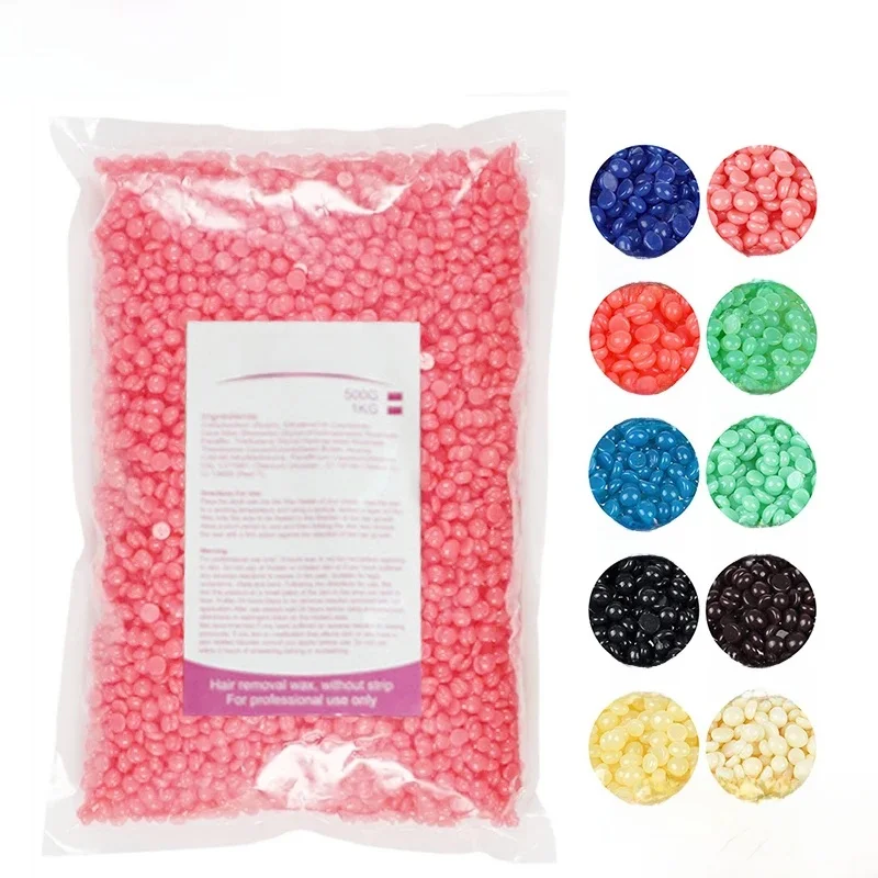 500g Wasbonen Voor Wax Heater Hele Lichaam Hot Film Ontharingswas Voor Wax Heater Kit Waxen Wax bonen Voor Ontharing Wax Pot - afbeelding 2