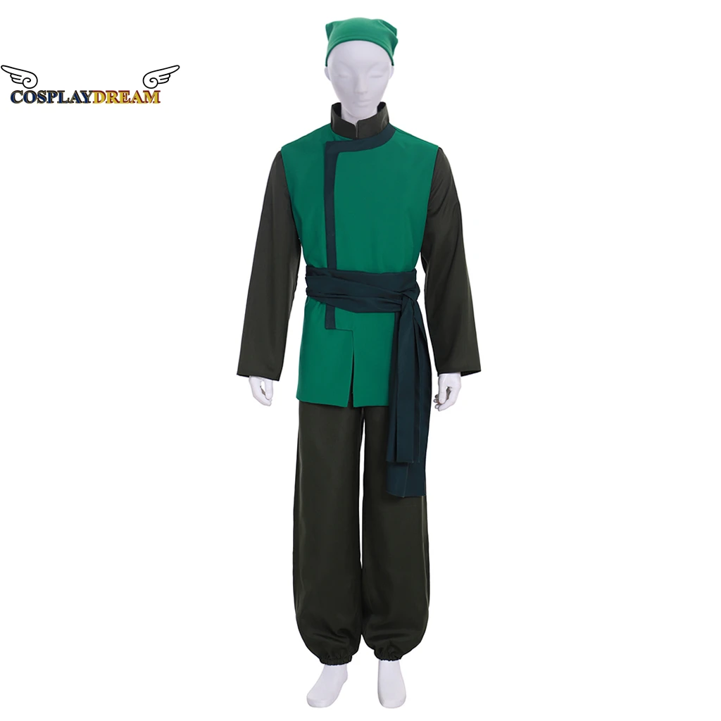 Avatar The Last Airbender Cabbage Merchant Cosplay Costume Cabbage Merchant Cosplay Outfit Men's Halloween Costume Custom Made