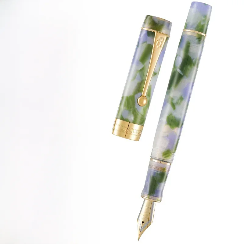 Jinhao 100 Centennial pióro wieczne z żywicy EF/F M/zgięta stalówka złoty klips biuro biznesowe artykuły szkolne artykuły papiernicze PK 9019 — zdjęcie produktu 7