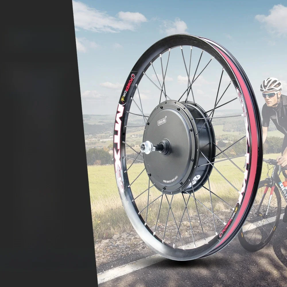 AliExpress RICETOO E-Bike Conversion Kit MXUS 48V1000W 48V2000W 72V3000W Electric Bicycle Conversion Kit MTX Rim 20”26”27.5”28”29”700C