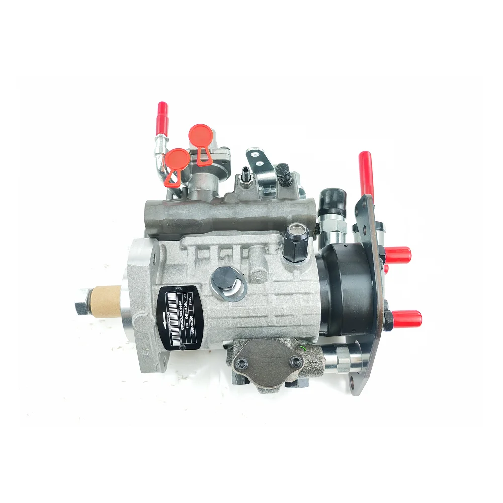 9520A195G Rotor Fuel Injection Pump, 2644C347 12V Solenoid With Return Pipe for Perkins 1104D‑44TA 4‑Cylinder Diesel Engine